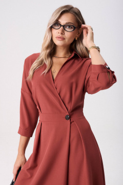 Платье Anastasia 1229.2 клюква - фото 5