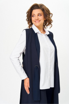 Брюки, кардиган DaLi 5778.2 синий - фото 5