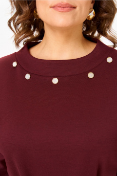 Платье Bonna Image 977/1 бордовый - фото 3