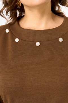 Платье Bonna Image 977/1 горчичный - фото 4