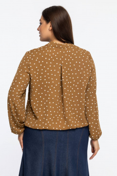 Блуза Avila 1001 светло-коричневый - фото 3