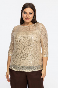 Блуза Avila 1007 золотой - фото 4