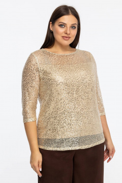 Блуза Avila 1007 золотой - фото 2