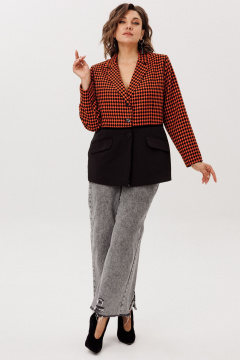 Жакет Anelli 1756 тыквенное_ретро - фото 3