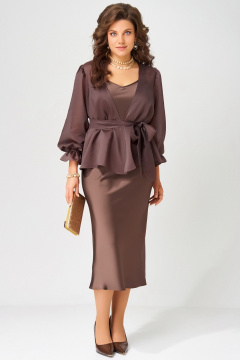 Платье, туника Fita 3191 шоколад - фото 1