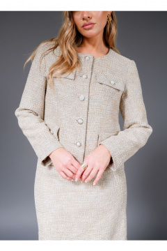 Жакет Erika Laurent 1689-1 коричневый - фото 2