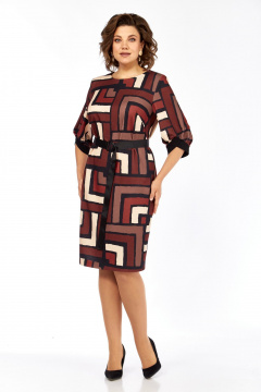 Платье Элль-стиль 526 мультиколор - фото 1