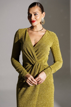 Платье Мода Юрс 25-2879 золото - фото 4