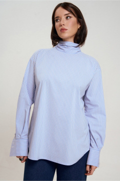 Блуза JRSy 2643 сине-
белая_полоса - фото 2