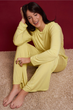 Брюки, джемпер JRSy 2648 лимонный - фото 1