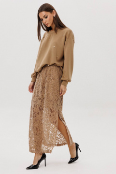 Джемпер, юбка Fantazia Mod 5324 песок - фото 1