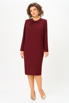 Платье DaLi 7067 бордо - фото 2