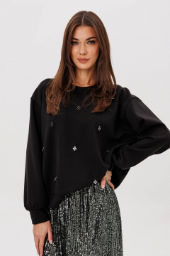 Джемпер, юбка Fantazia Mod 5324/1 черный - фото 2