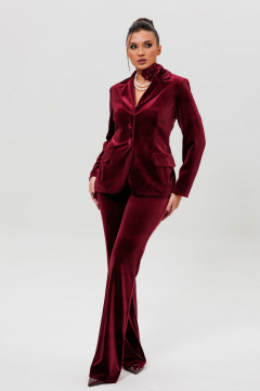 Брюки, жакет Mislana 1169/1 бордо - фото 2