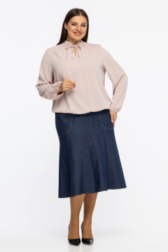 Блуза Avila 1001 пудровый - фото 1