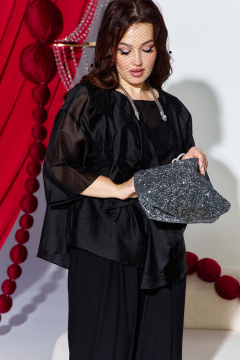 Блуза, брюки, топ Vittoria Queen 27213 черный - фото 2