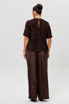 Брюки, жакет Mislana 1280к шоколад - фото 4