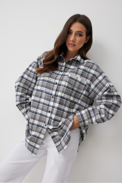 Рубашка T.N.D М164 клетка - фото 3