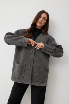 Жакет T.N.D М667 графит - фото 4