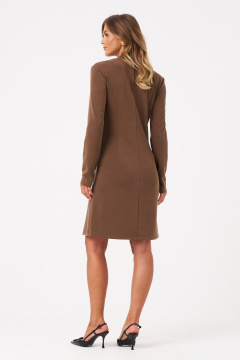 Платье Панда 114580 коричневый - фото 4