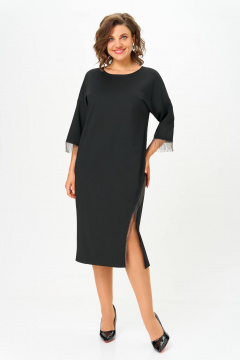 Платье Anastasia 1308 черный - фото 3