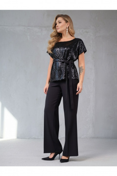 Блуза Erika Laurent 1745 черный - фото 2