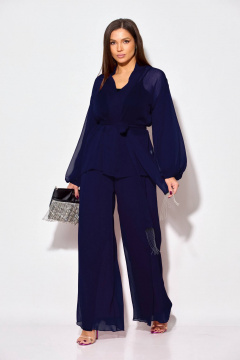 Блуза, брюки Anastasia 1063.1 темно-синий - фото 3