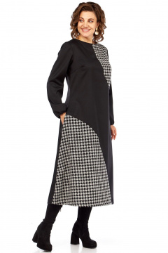 Платье Celentano lite 5067 гусиная_лапка - фото 2