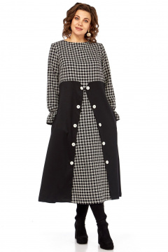 Платье Celentano lite 5068 гусиная_лапка - фото 1