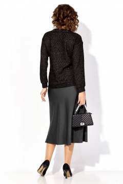 Джемпер, юбка Liliana 1494К черный - фото 4