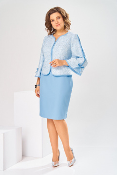 Платье Romanovich Style 1-2748 голубой - фото 4