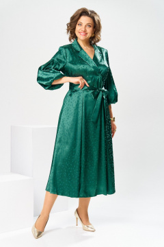 Платье Romanovich Style 1-2837 зеленые_листики - фото 3