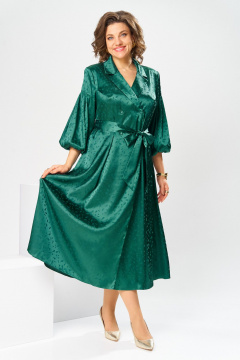 Платье Romanovich Style 1-2837 зеленые_листики - фото 2