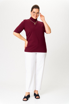 Джемпер Bliss 09062 бордовый - фото 2