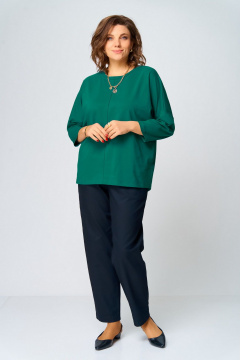 Джемпер Bliss 9313 изумрудный - фото 4