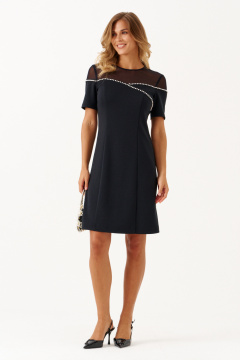 Платье Панда 116680 черный - фото 2