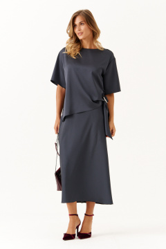 Блуза, юбка Панда 117110 графит - фото 1