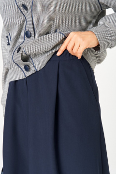 Бомбер, юбка Aira Style 24131 синий - фото 4