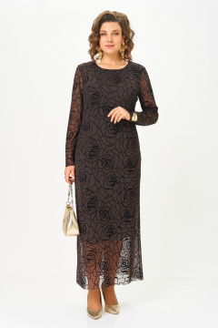 Платье Aira Style 24430 горький_шоколад - фото 1