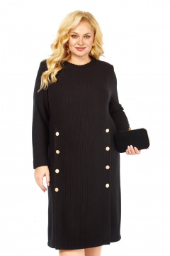 Платье Элль-стиль 2443 черный - фото 3