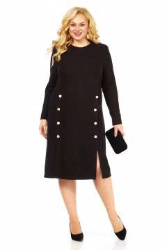 Платье Элль-стиль 2443 черный - фото 1