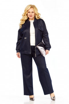 Бомбер, брюки Элль-стиль 2445 джинс - фото 4