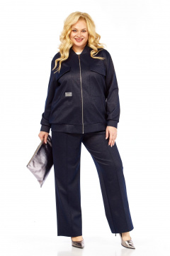 Бомбер, брюки Элль-стиль 2445 джинс - фото 2