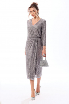 Платье Golden Valley 44202 серый - фото 1