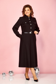 Платье AVA fashion М-164 черный - фото 3