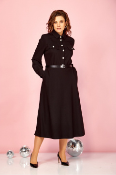 Платье AVA fashion М-164 черный - фото 1