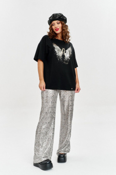 Брюки AVE RARA 4156/1 бежево-серебристый - фото 1