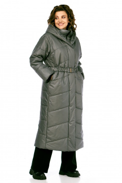 Пальто Диомант 2128 серый - фото 2