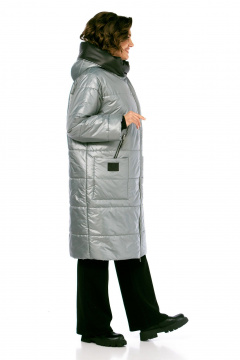 Пальто Диомант 2129 серый - фото 5