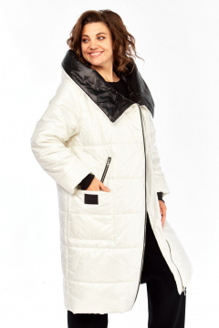 Пальто Диомант 2129 экри - фото 4